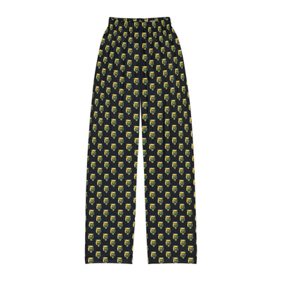 Youth Black Pajama Pants with Allover Brooke Bruin Print