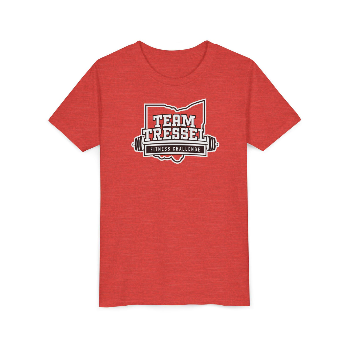 Youth Team Tressel Fitness Challenge Graphic Short Sleeve Bella + Canvas Soft Tee