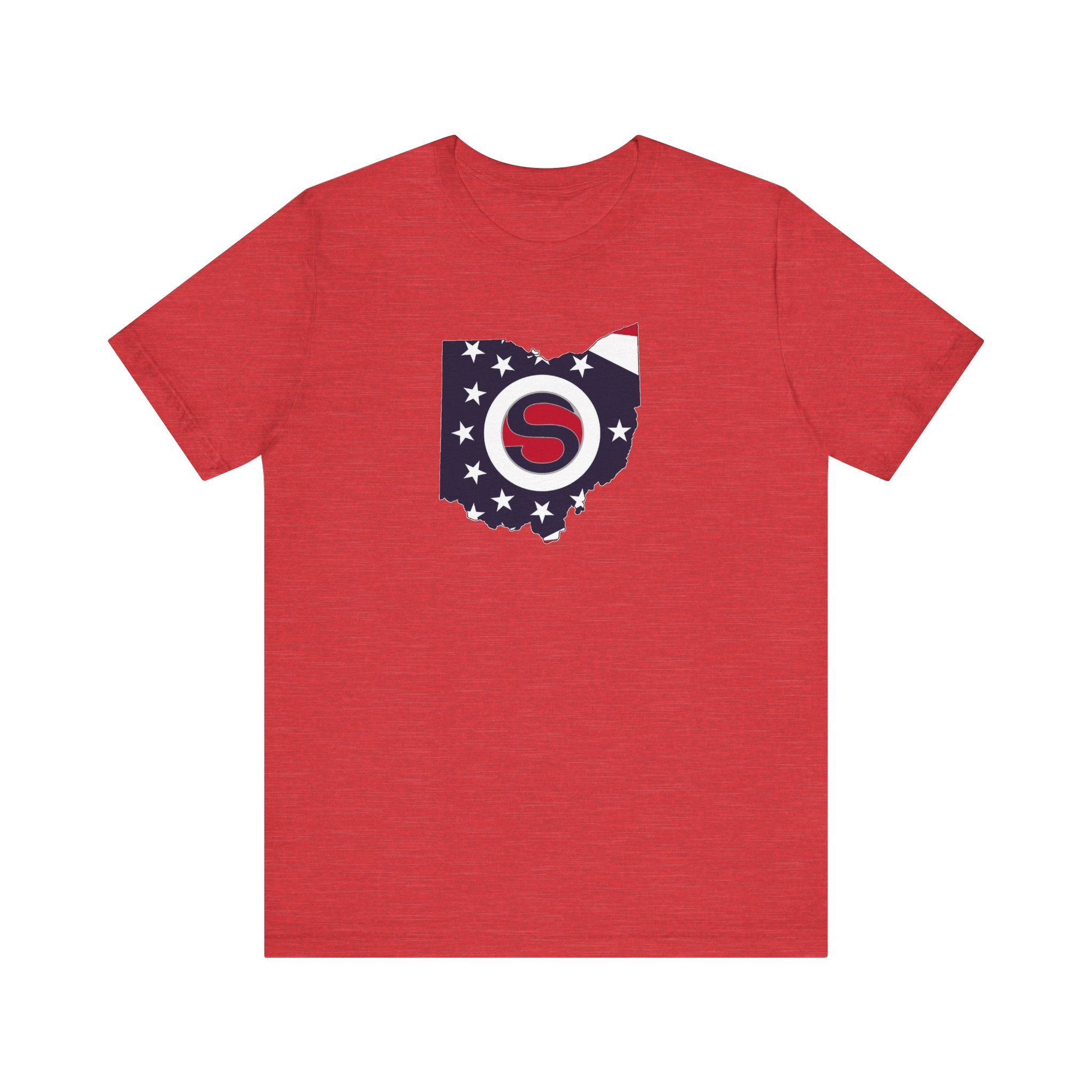 Adult Unisex Stingers Softball State Logo Graphic Short Sleeve Bella + Canvas Soft Tee
