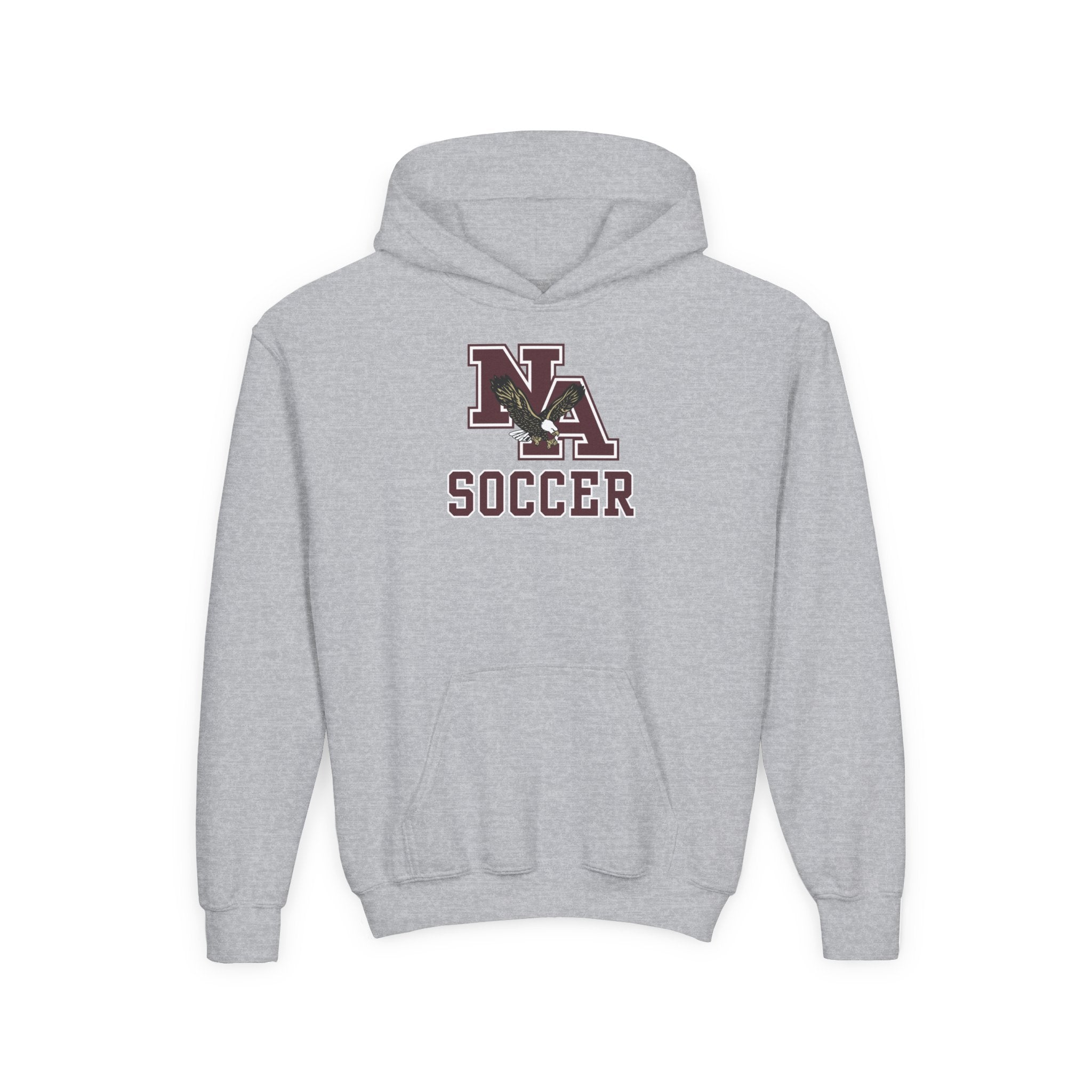 Youth New Albany Classic Maroon Soccer Logo Graphic Hoodie