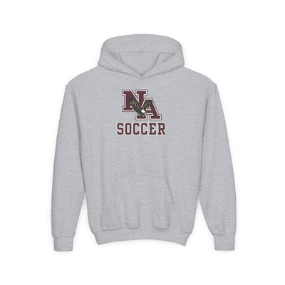 Youth New Albany Classic Maroon Soccer Logo Graphic Hoodie