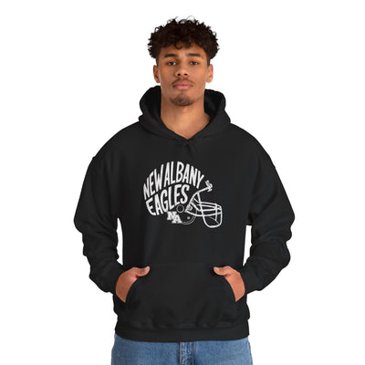 Adult Unisex New Albany Vintage Vibes Football Helmet Graphic Hoodie