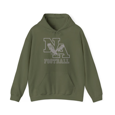 Adult Unisex New Albany Tonal Football Logo Graphic Hoodie
