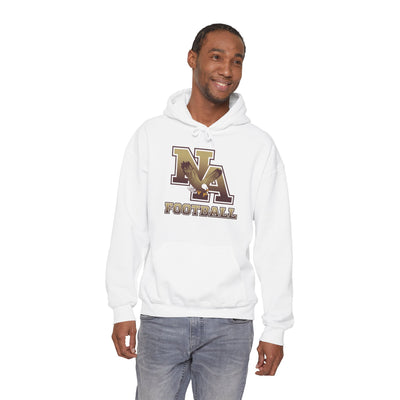 Adult Unisex New Albany Ombre Eagle Logo Graphic Hoodie