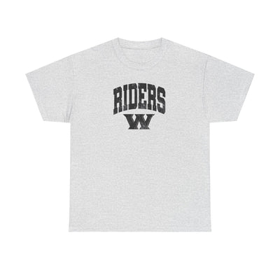 Adult Unisex Riders Arch Vintage Distressed W Graphic Short Sleeve Gildan Heavy Tee