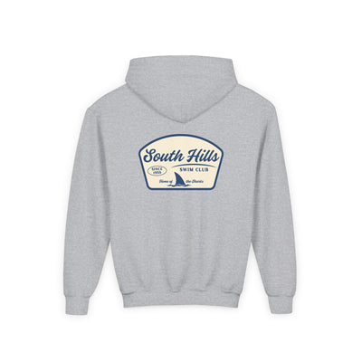 Youth South Hills Swim Club Home of the Sharks Graphic Hoodie
