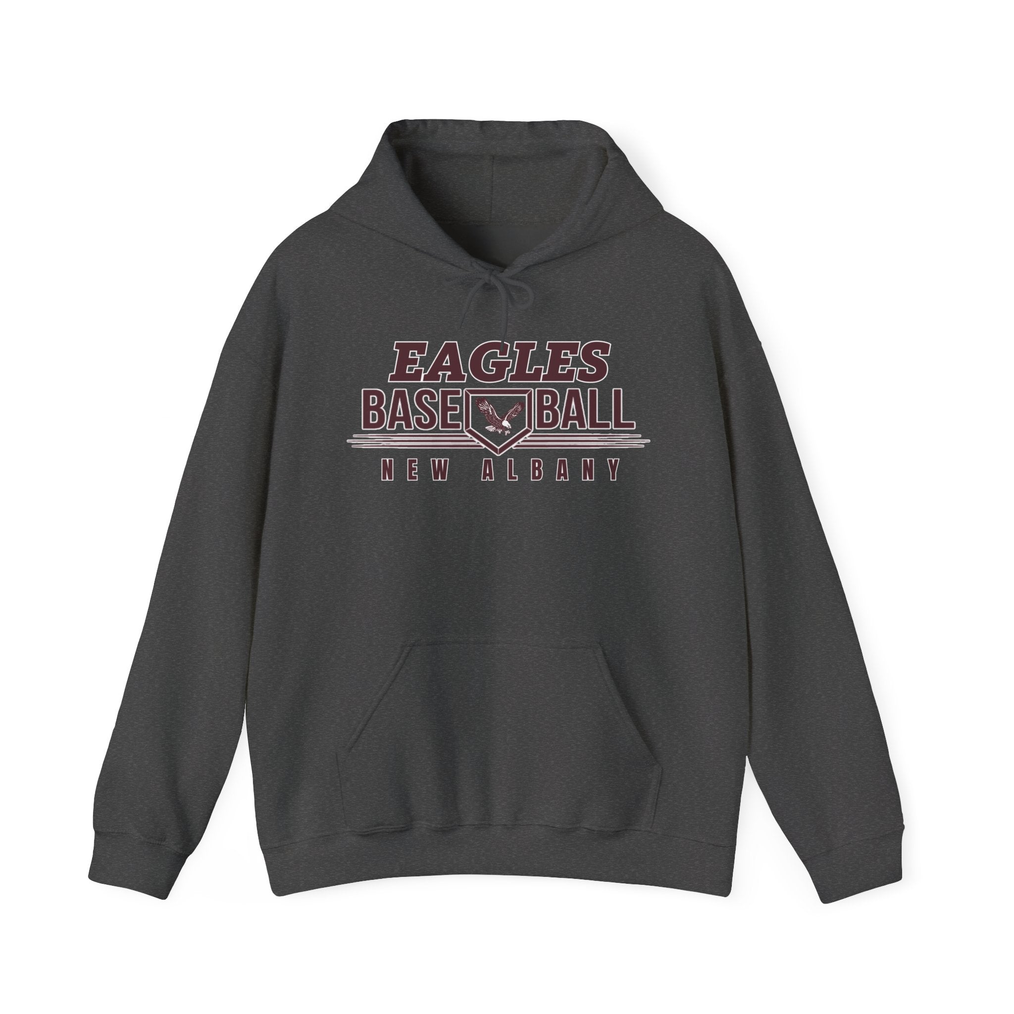 Adult Unisex New Albany Eagles Home Plate Pride Graphic Hoodie