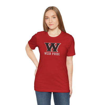 Adult Unisex Weir Pride Vintage Distressed Graphic Short Sleeve Bella + Canvas Soft Tee