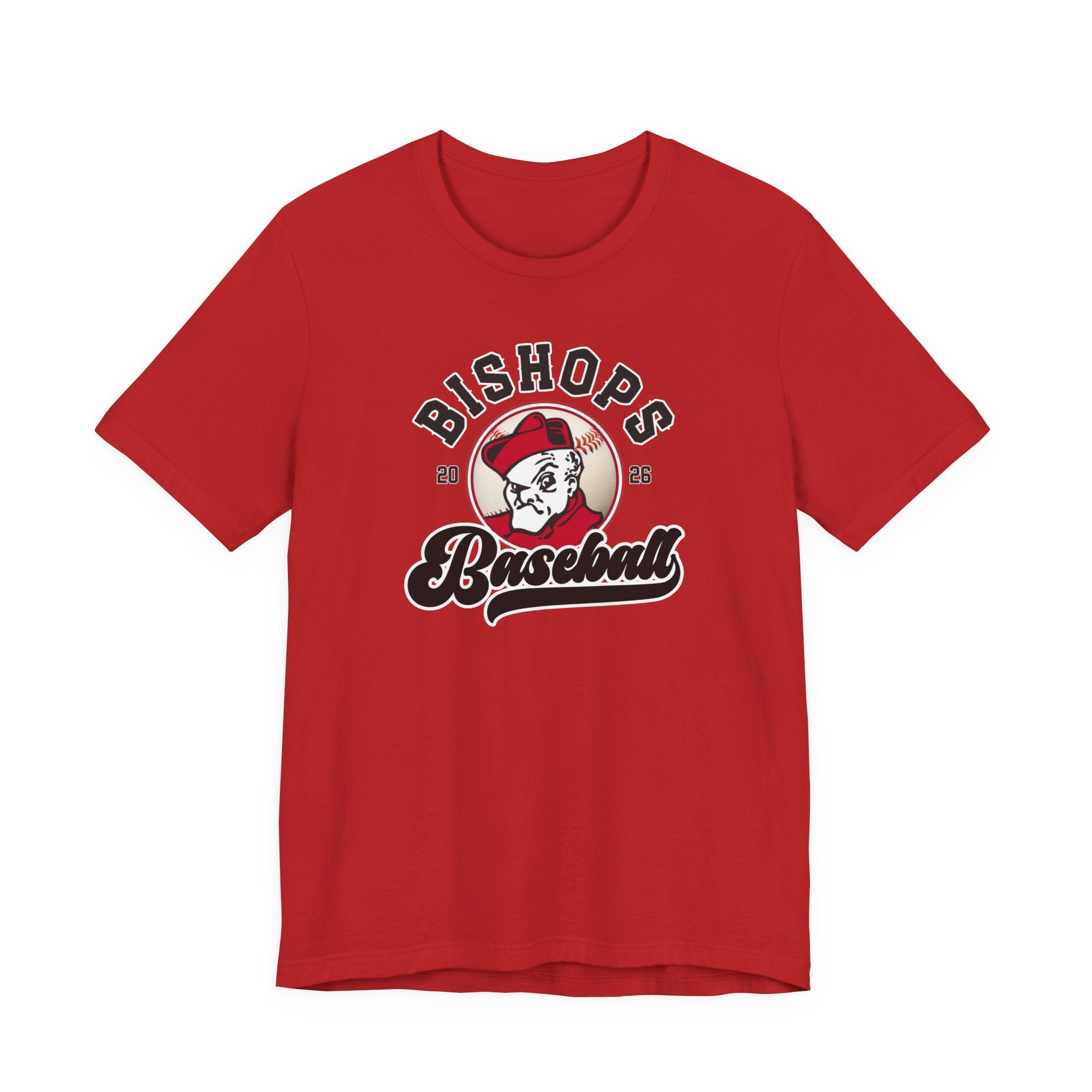 Adult Unisex Battling Bishops 2026 Script Baseball Graphic Short Sleeve Soft Tee