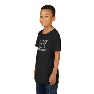 Youth Weir Pride Vintage Distressed GraphicShort Sleeve Bella + Canvas Soft Tee