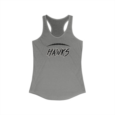Women's Westerville Central Fighting Football Hawks Graphic Next Level Racerback Tank