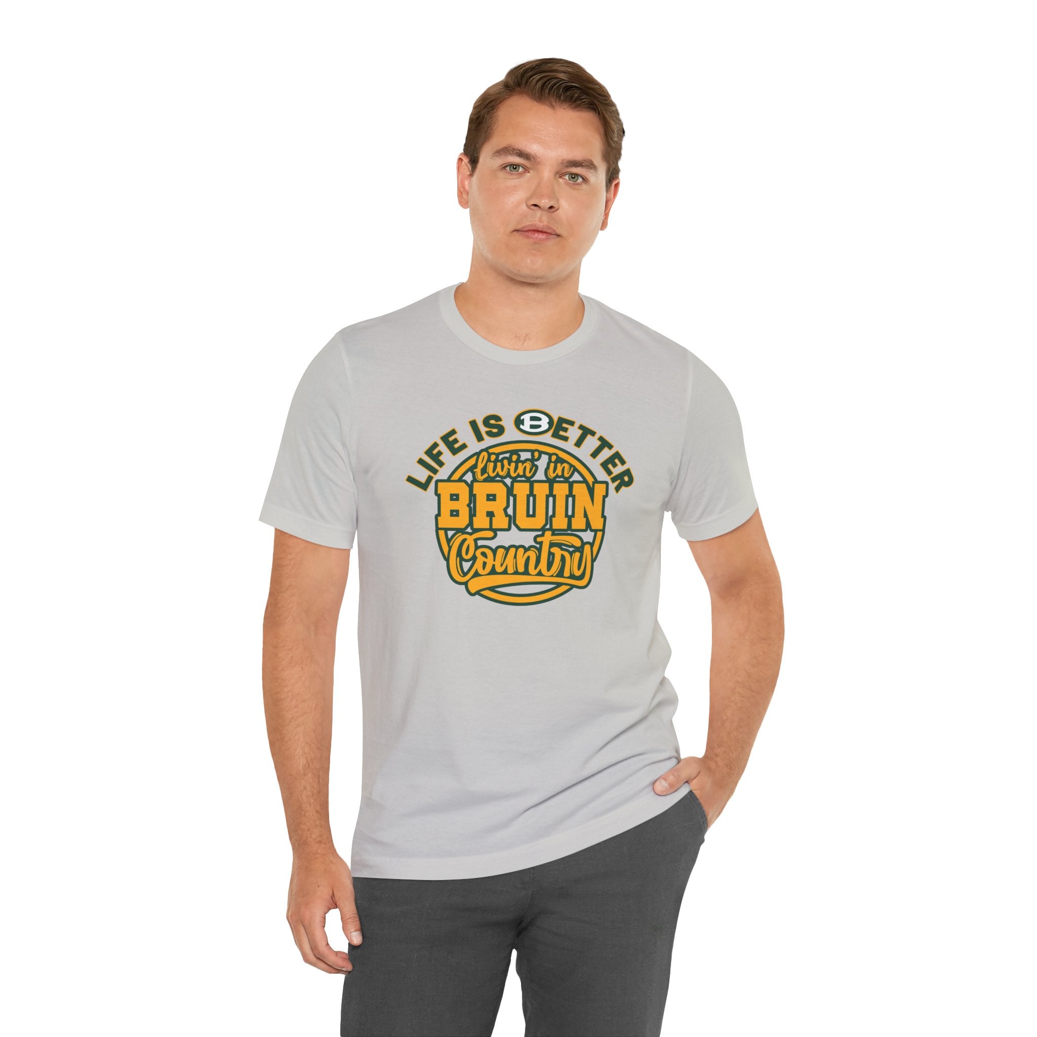 Adult Unisex Bruin Country Graphic Short Sleeve Soft Tee