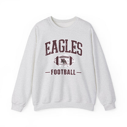 Adult Unisex Eagles Football Vintage Distressed Graphic Sweatshirt