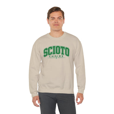 Adult Unisex Dublin Scioto Choirs Varsity Block Letter Graphic Sweatshirt
