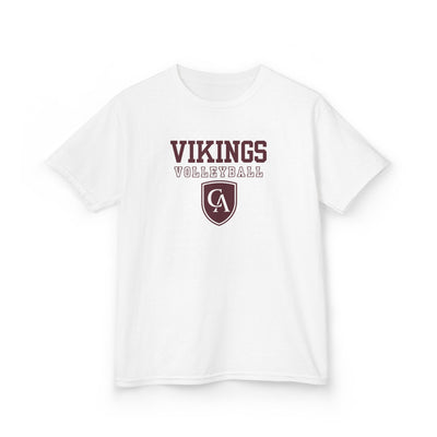 Youth Columbus Academy Vikings Volleyball Graphic Short Sleeve Gildan Heavy Tee