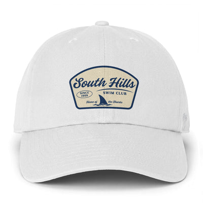 Adult Unisex South Hills Swim Club Home of the Sharks Graphic 47 Brand Clean Up Cap