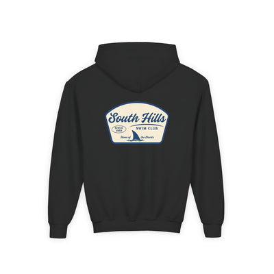 Youth South Hills Swim Club Home of the Sharks Graphic Hoodie