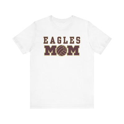 Adult Unisex Eagles Water Polo Mom Graphic Short Sleeve Soft Tee