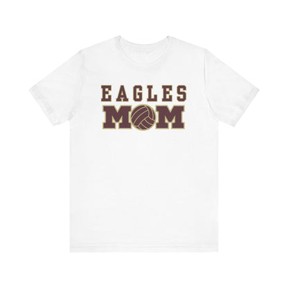 Adult Unisex Eagles Water Polo Mom Graphic Short Sleeve Soft Tee