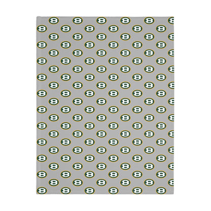 Bruin Football Heritage Graphic Super Soft Velveteen Microfiber Blanket (Two-sided print)