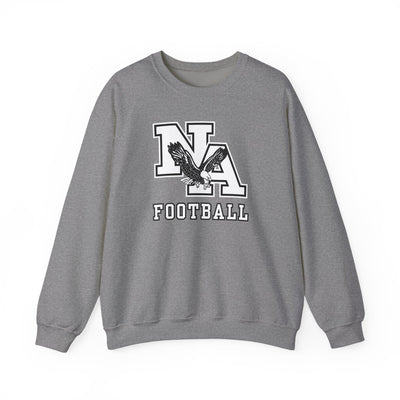 Adult Unisex Classic Logo White Football Graphic Sweatshirt