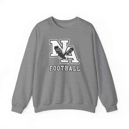 Adult Unisex Classic Logo White Football Graphic Sweatshirt