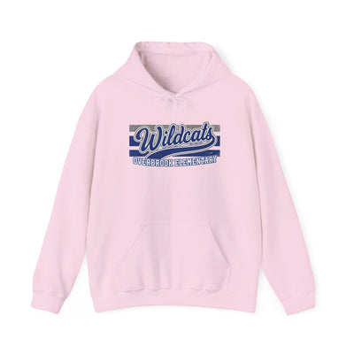 Adult Unisex Overbrook Elementary Wildcats Vintage Distressed Spirit Graphic Hoodie
