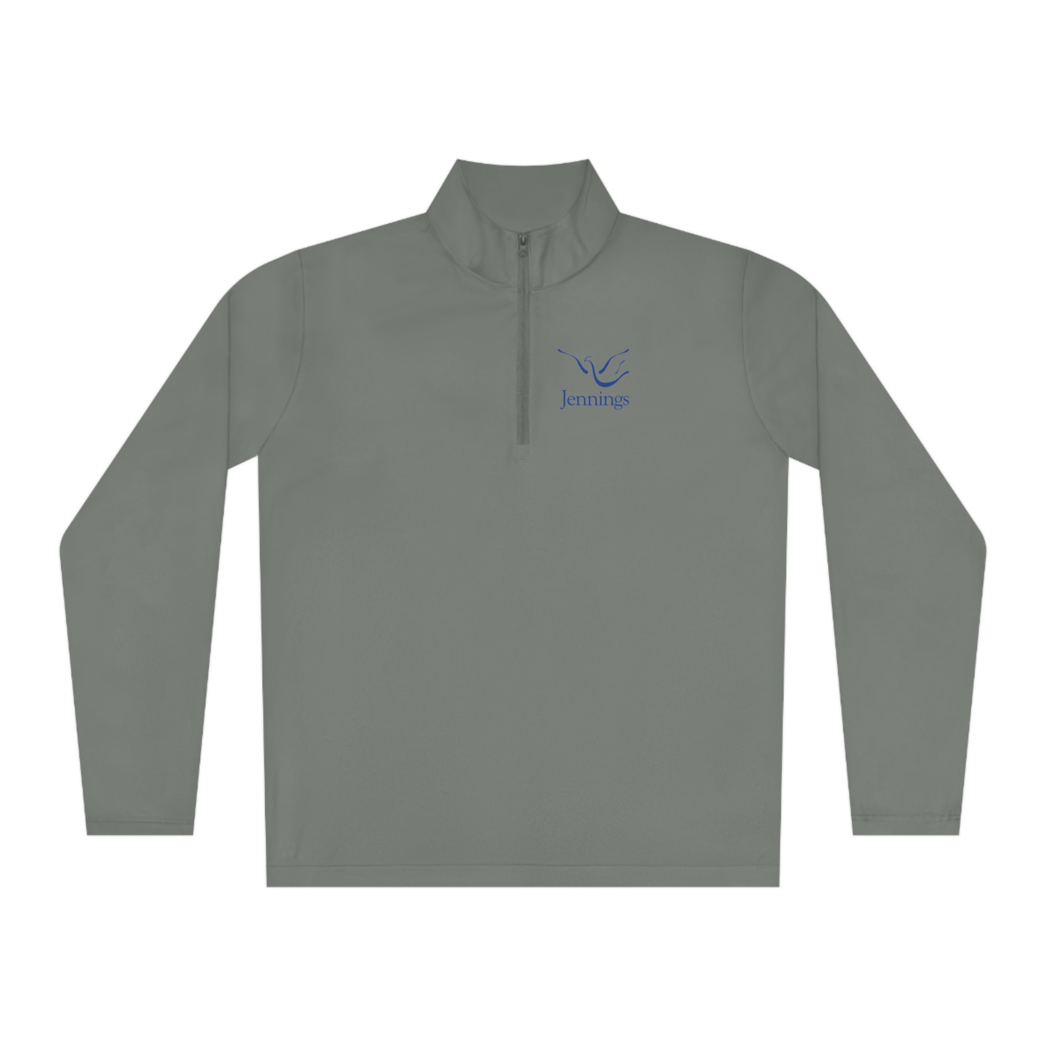 Adult Unisex Sport-Tek Competitor Performance Quarter-Zip Pullover - Blue Jennings Logo