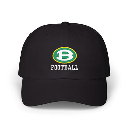 Embroidered Classic Brooke Football Logo Dad Cap
