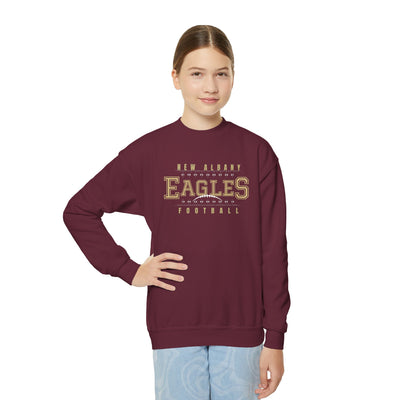Youth New Albany Football Defend the Field Graphic Gildan Heavy Blend Sweatshirt