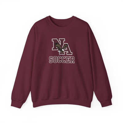 Adult Unisex New Albany Classic Maroon Soccer Logo Graphic Sweatshirt