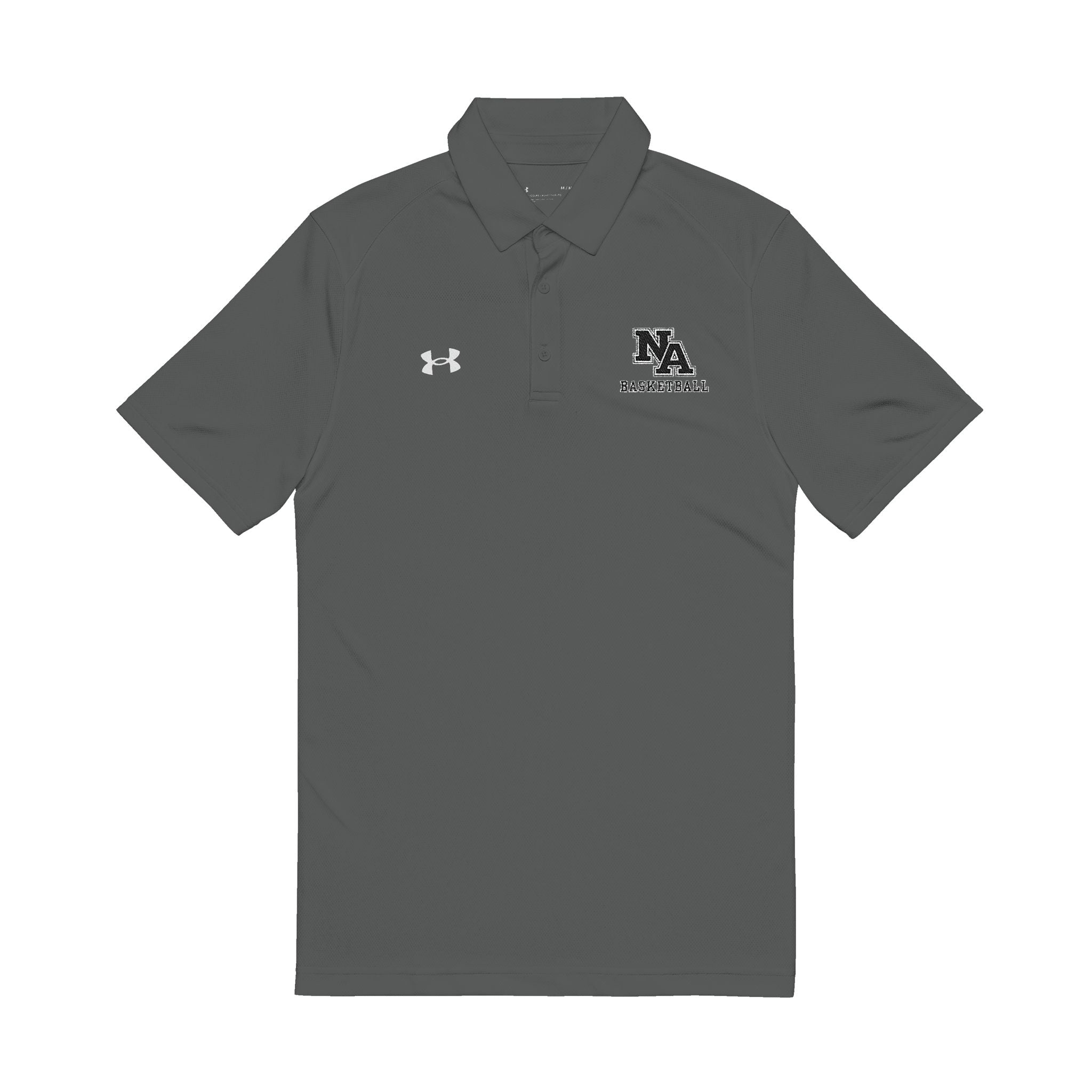 Adult Unisex New Albany Basketball Under Armour Performance Polo with Logo Embroidery