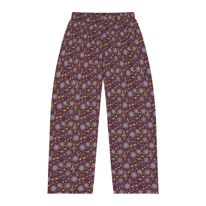 Men's NAHS Band Musical Snowflakes Pajama Pants