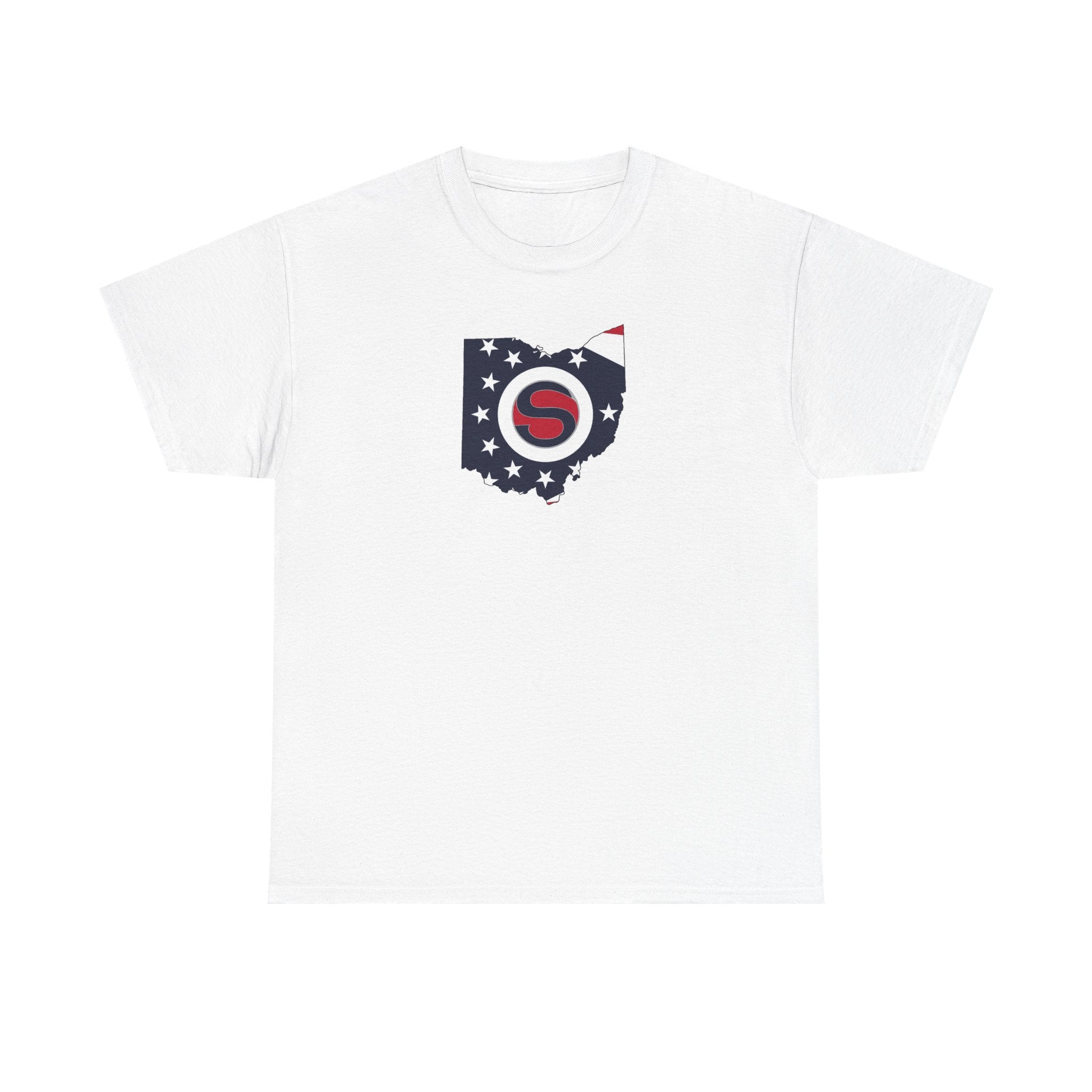 Adult Unisex Stingers Softball State Logo Graphic Short Sleeve Gildan Heavy Tee