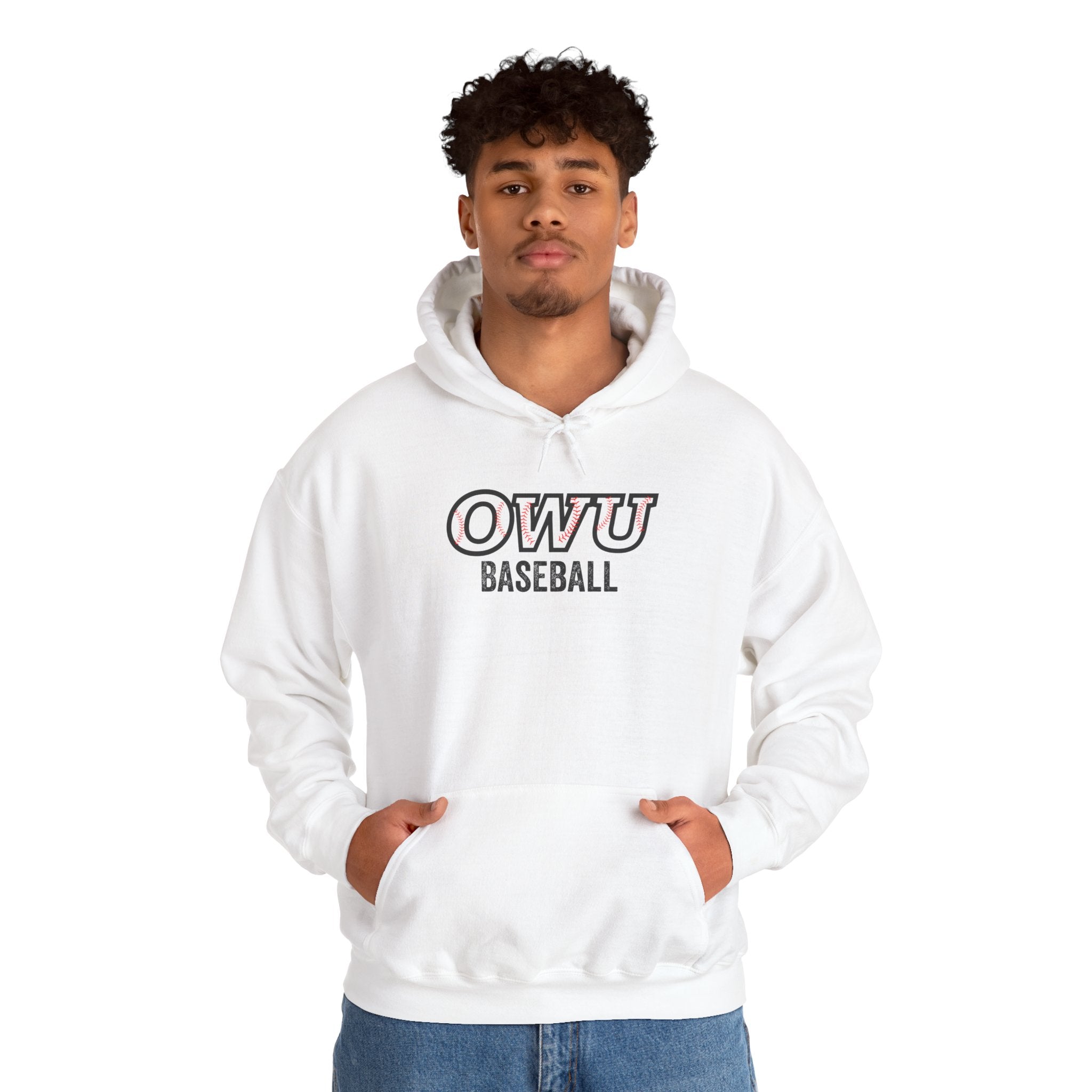 Adult Unisex OWU Baseball Stitches Graphic Hoodie