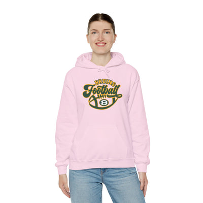 Adult Unisex Bruin Script Football Graphic Hoodie