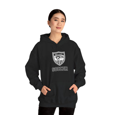 Adult Unisex New Albany Youth Soccer League Crest Graphic Hoodie