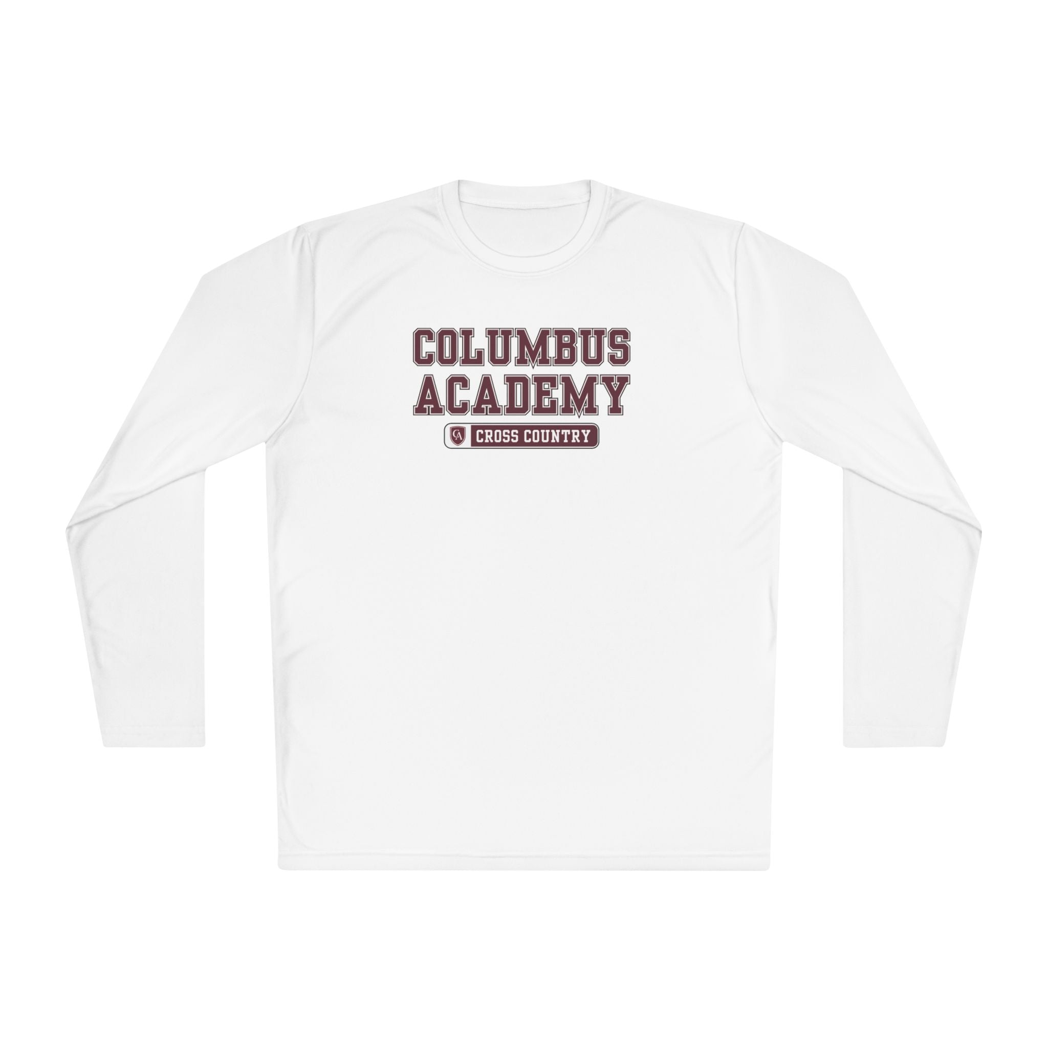 Adult Unisex Columbus Academy Golf  Graphic Sport-Tek Competitor Performance Long Sleeve Tee