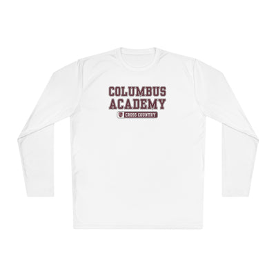 Adult Unisex Columbus Academy Golf  Graphic Sport-Tek Competitor Performance Long Sleeve Tee