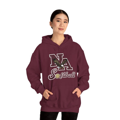 Adult Unisex NA Script Softball Graphic Hoodie