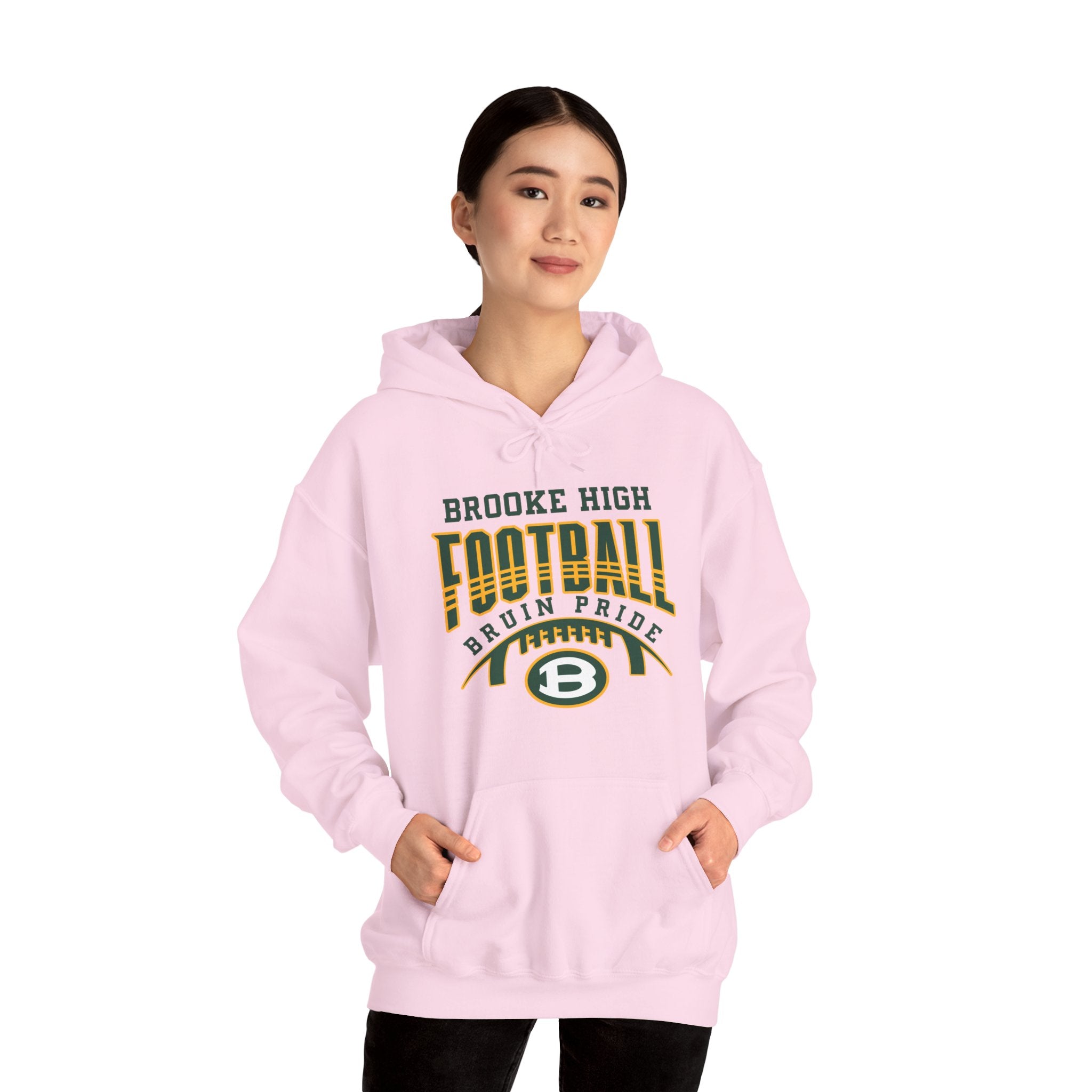 Adult Unisex Bruin Pride Football Graphic Hoodie