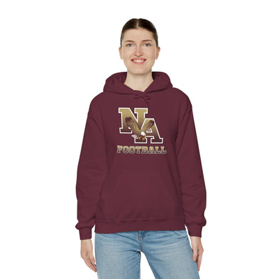 Adult Unisex New Albany Ombre Eagle Logo Graphic Hoodie