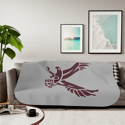 NAHS Marching Band Eagle Graphic So-Soft Sherpa Blanket