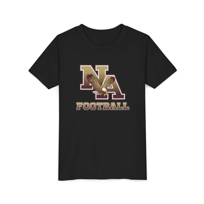 Youth New Albany Ombre Eagle Logo Graphic Short Sleeve Bella + Canvas Soft Tee