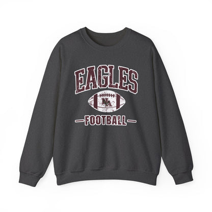 Adult Unisex Eagles Football Vintage Distressed Graphic Sweatshirt