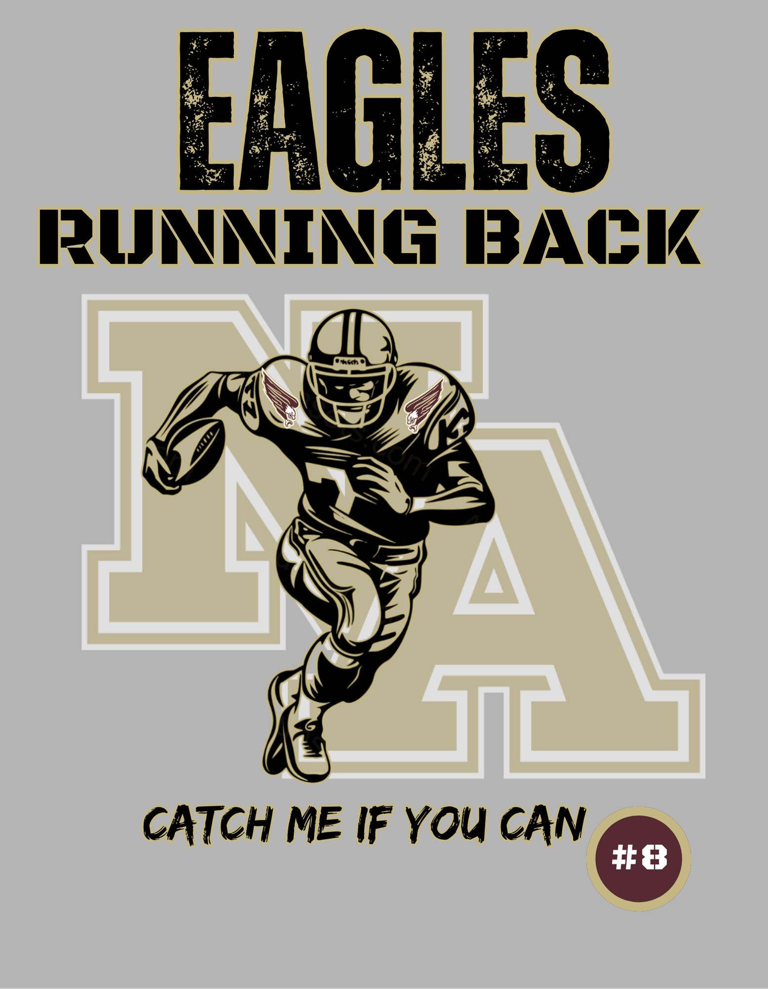 Women's Choose your Graphic Short Sleeve Boxy Crop Tee with Customized Back - New Albany Football