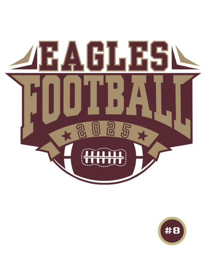 Adult Unisex Choose your Graphic Hoodie with Customized Back - New Albany Flag Football