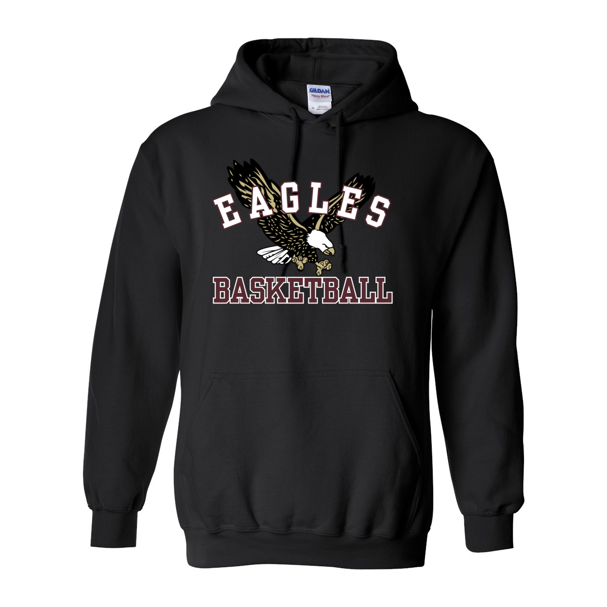 Adult Unisex Flying Eagle Basketball Graphic Hoodie