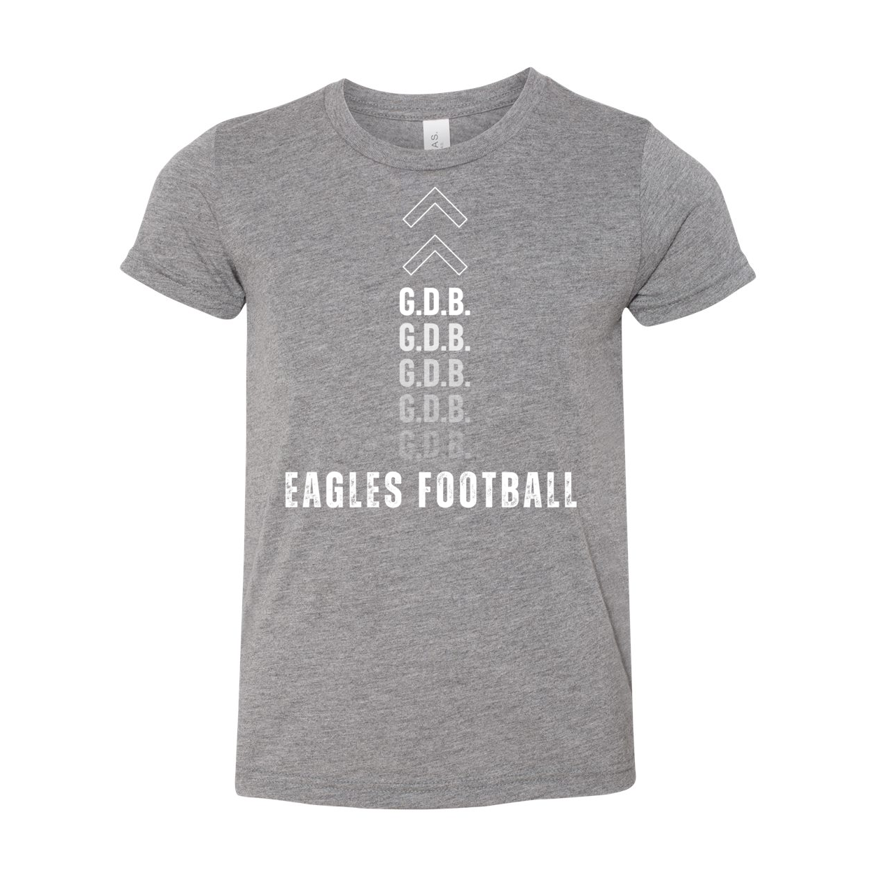 Youth Super Soft GDB Eagles Football Short Sleeve Graphic Tee