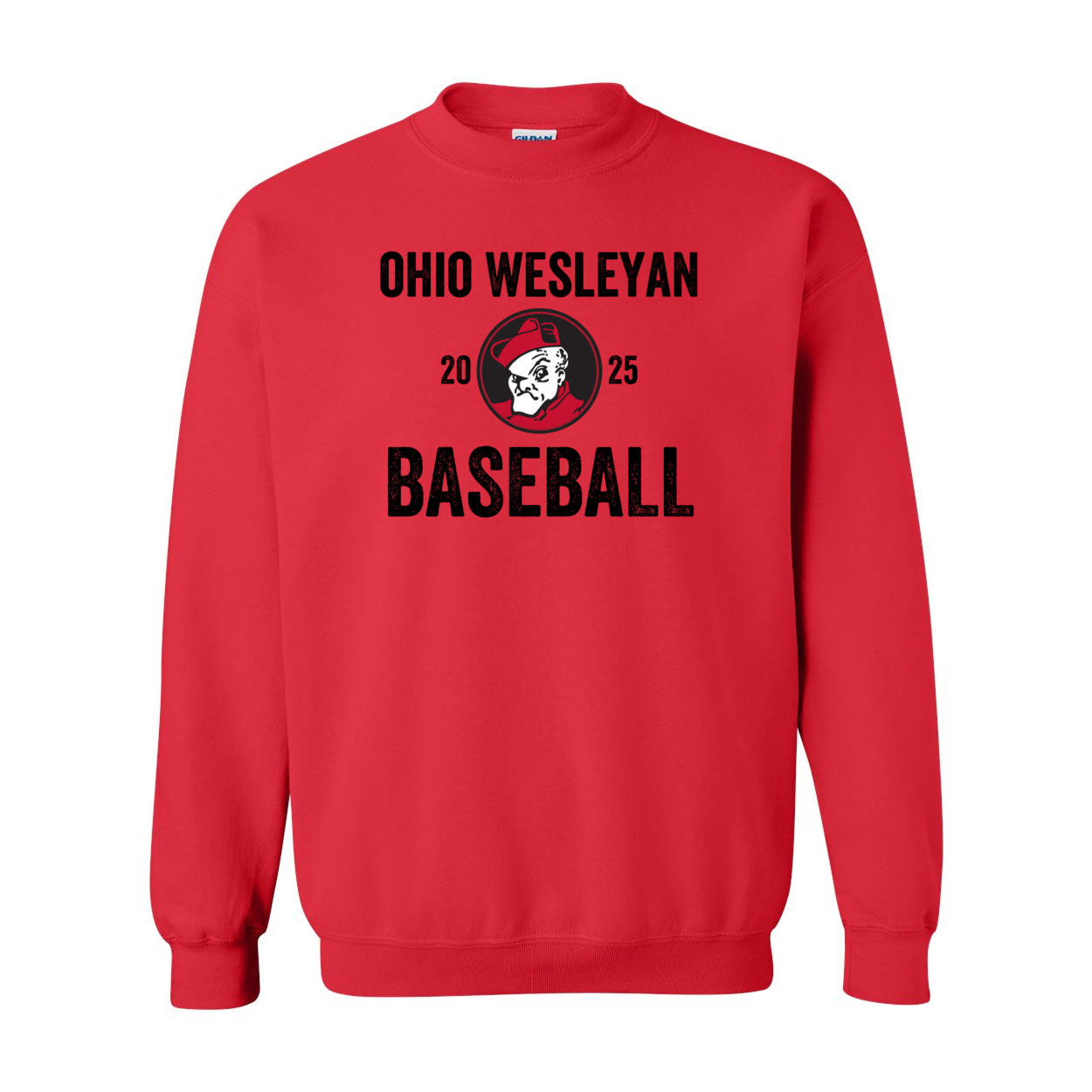 Adult Unisex OWU 2025 Baseball Graphic Sweatshirt - Ohio Wesleyan University